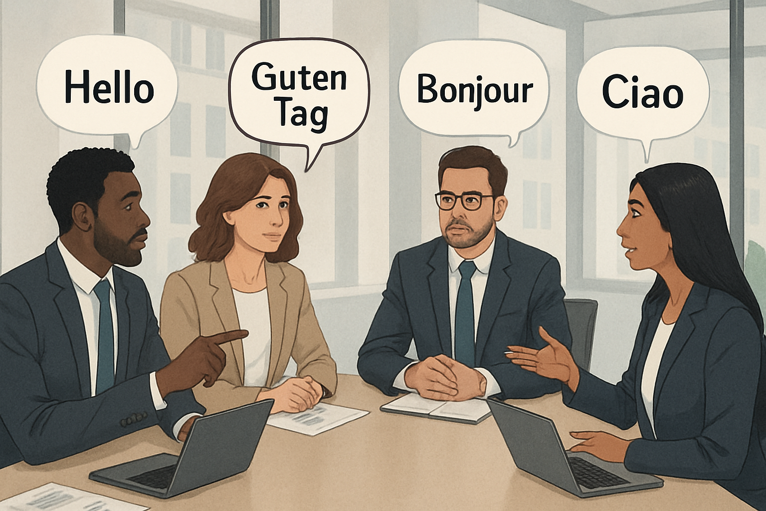 言語の壁を乗り越える会議