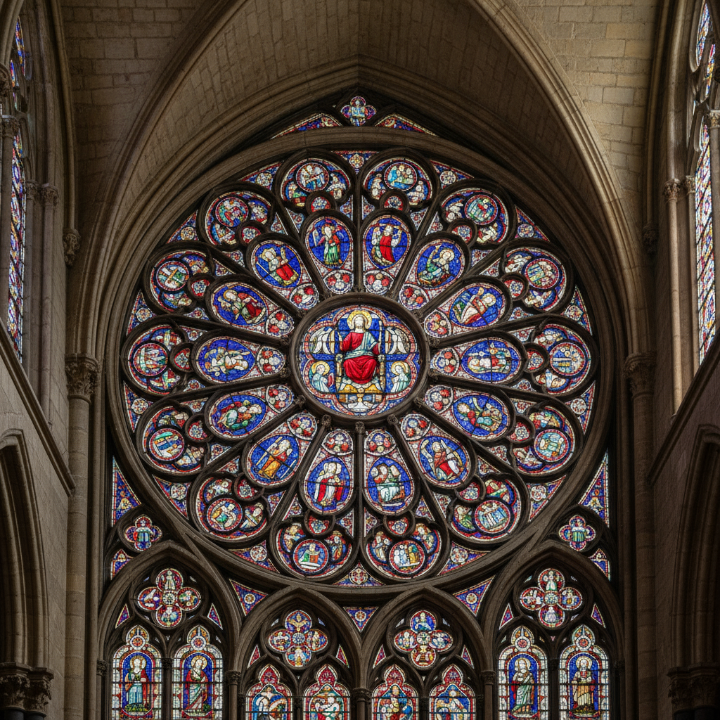 シャルトル大聖堂のステンドグラス