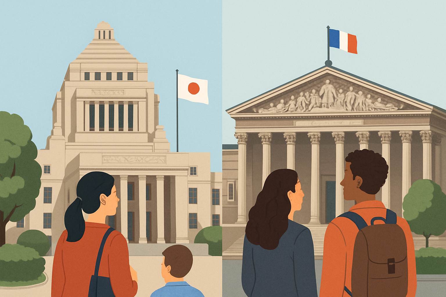 日本とフランスの政治システム概要