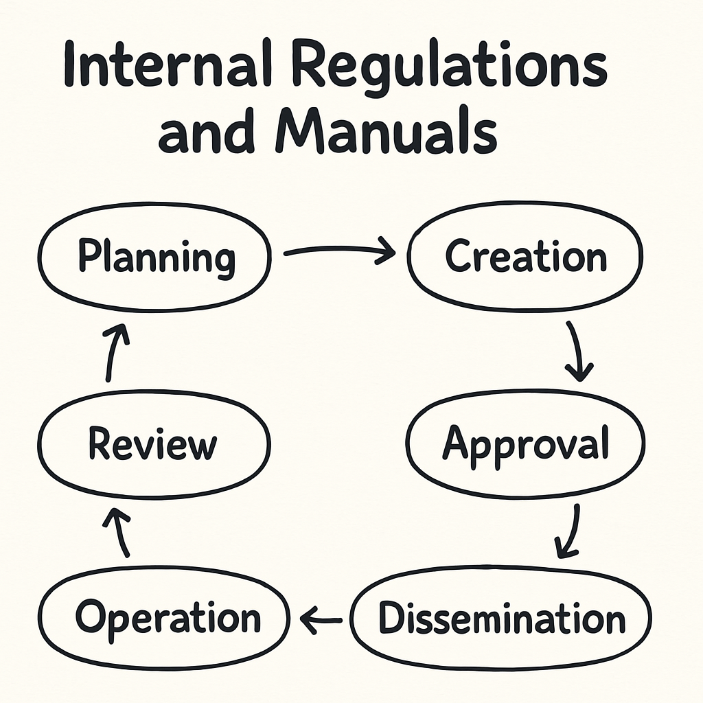 規程・マニュアル作成フローチャート