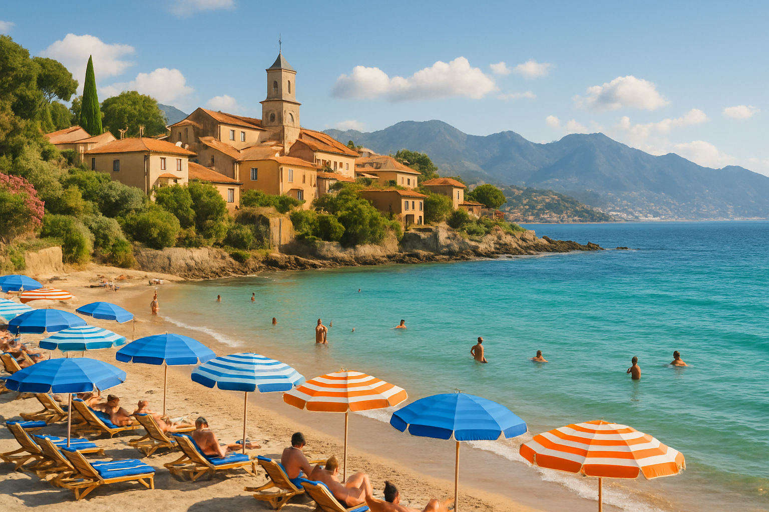 フランスのバカンス風景