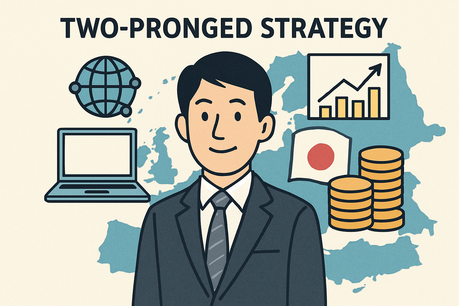 アイキャッチ画像：欧州オフショア戦略の二刀流