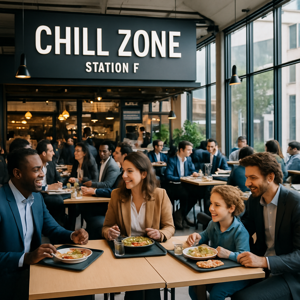 Station FのChill Zone内部