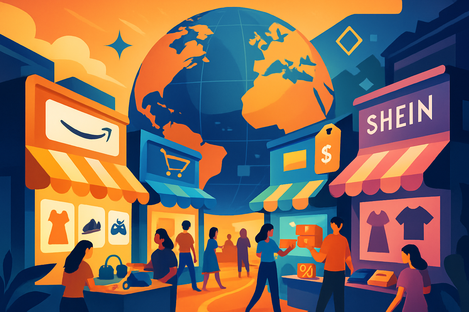 Amazon Bazaar、Temu、Sheinの競争